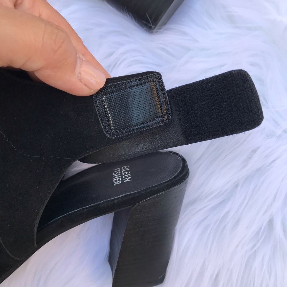Eileen Fisher black suede - Picture 4 of 6
